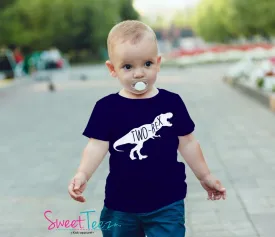2nd Birthday tshirt , 2nd Birthday Shirt, Two-Rex Shirt , 2nd Birthday Gift , Second Birthday Party