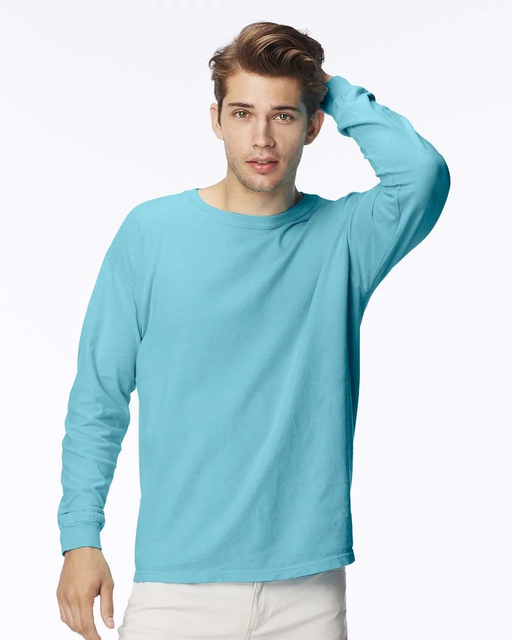 Adult Pigment Cotton Long Sleeve T