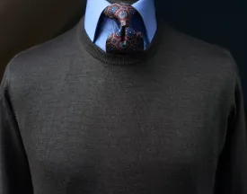 Antracite Wool Crew Neck