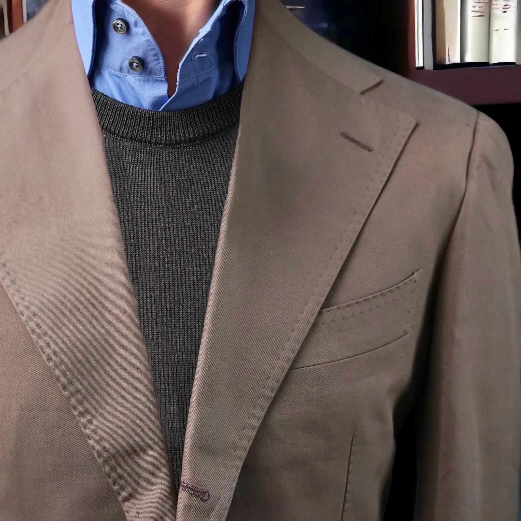 Antracite Wool Crew Neck
