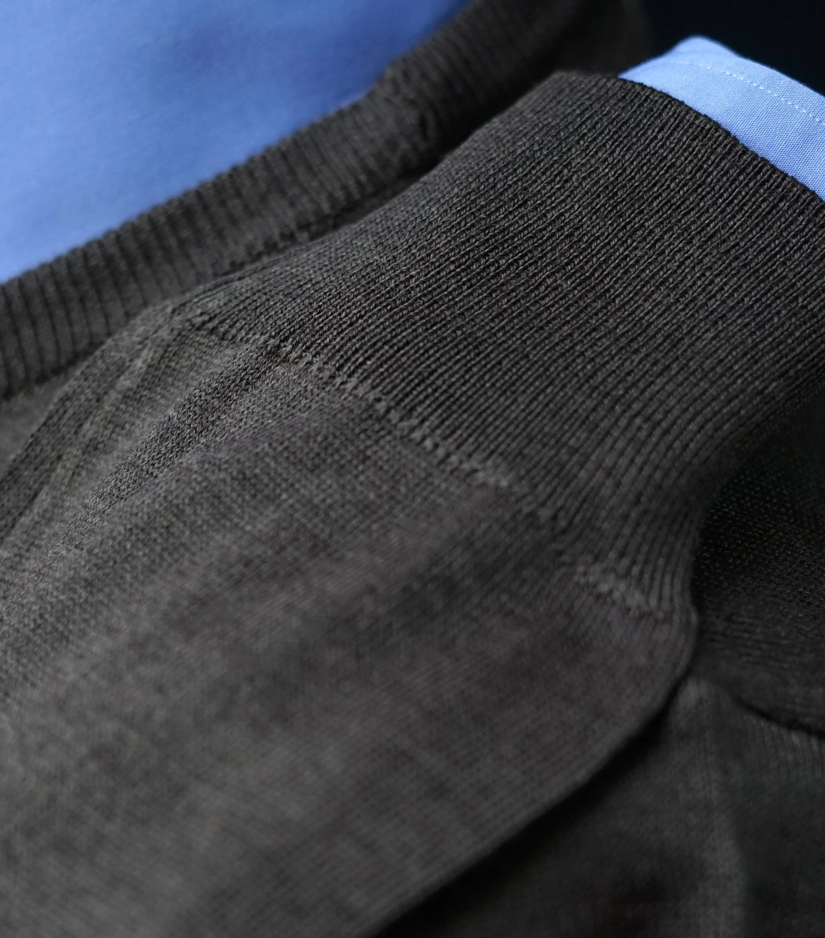 Antracite Wool Crew Neck