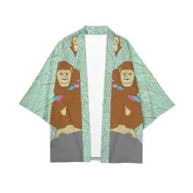 Apes Psi~ All Over Print Short Coat