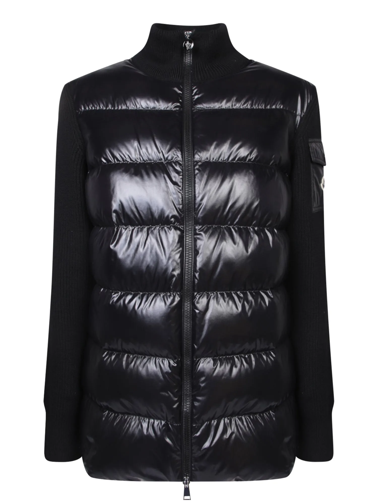 Black Down Cardigan