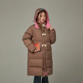Boxy Padded Long Coat
