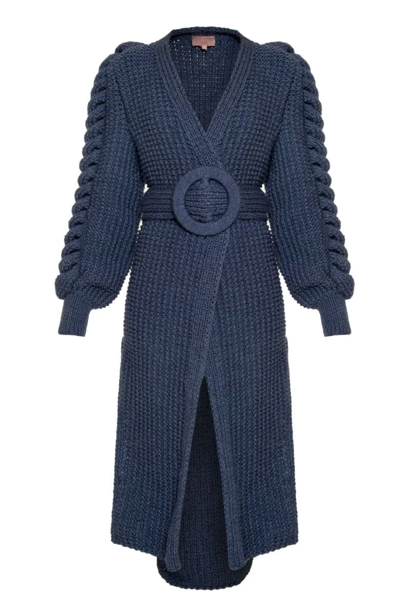 CULT MIA X LIYA STATEMENT CARDIGAN WITH BELT