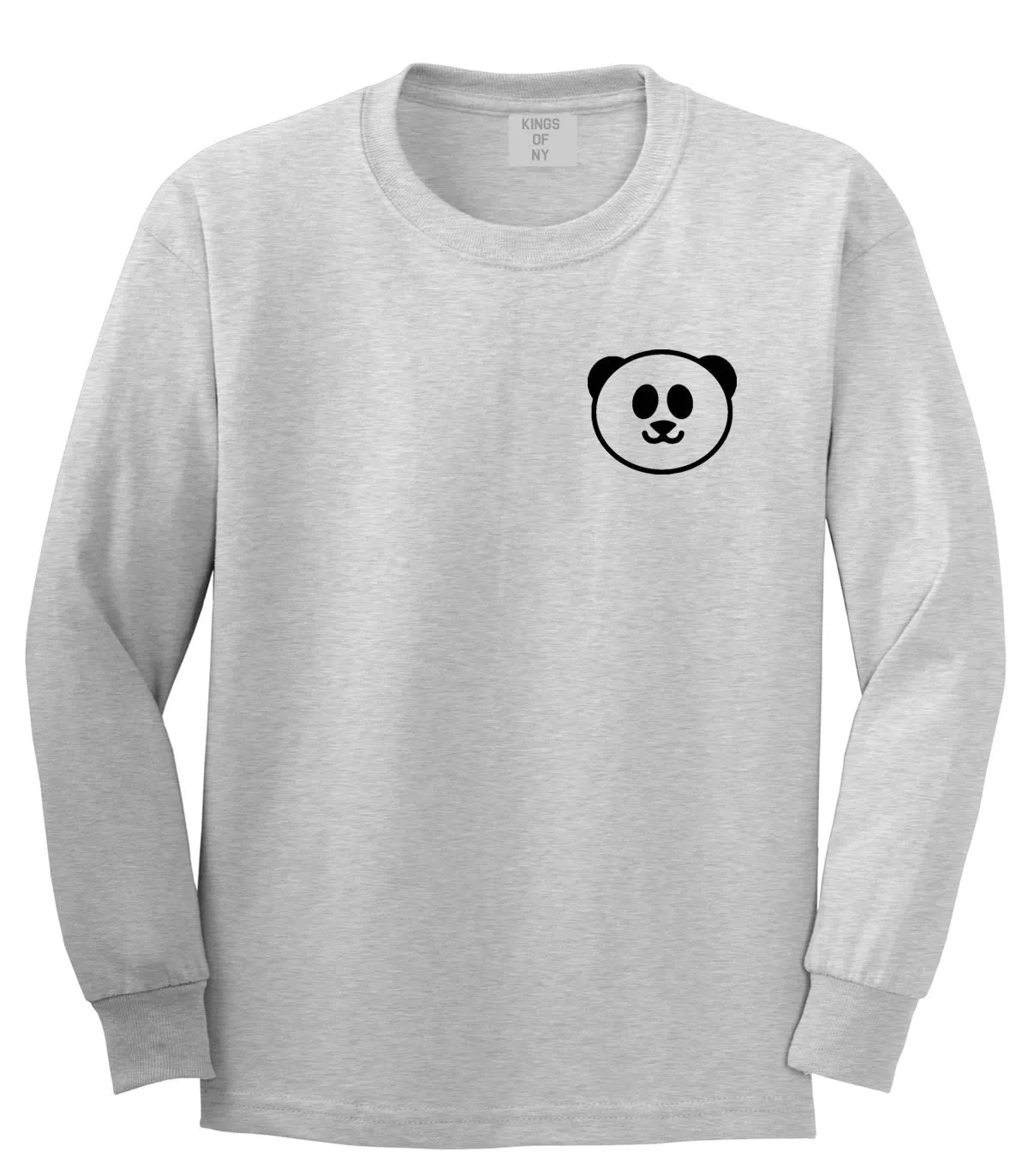 Cute Panda Chest Meme Long Sleeve T-Shirt