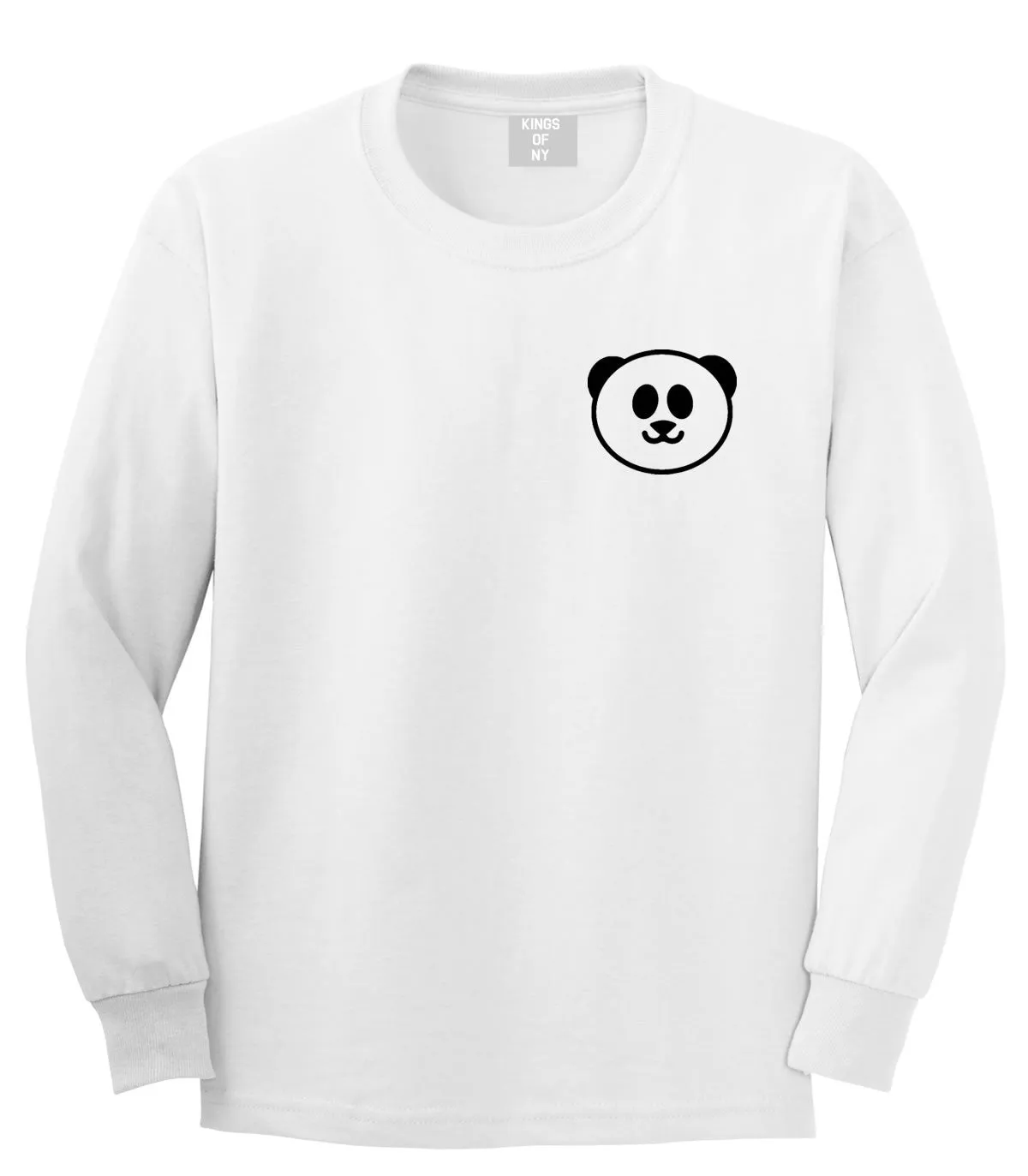 Cute Panda Chest Meme Long Sleeve T-Shirt