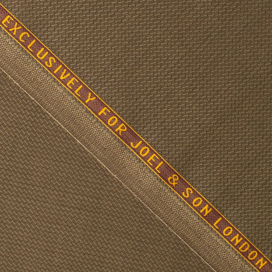 Dark Bronze Tropical Metallic Wool Suiting