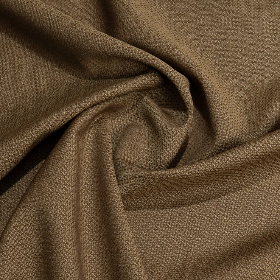 Dark Bronze Tropical Metallic Wool Suiting