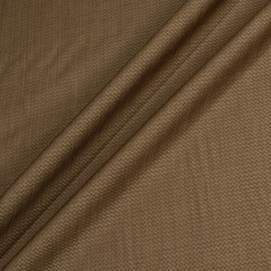 Dark Bronze Tropical Metallic Wool Suiting