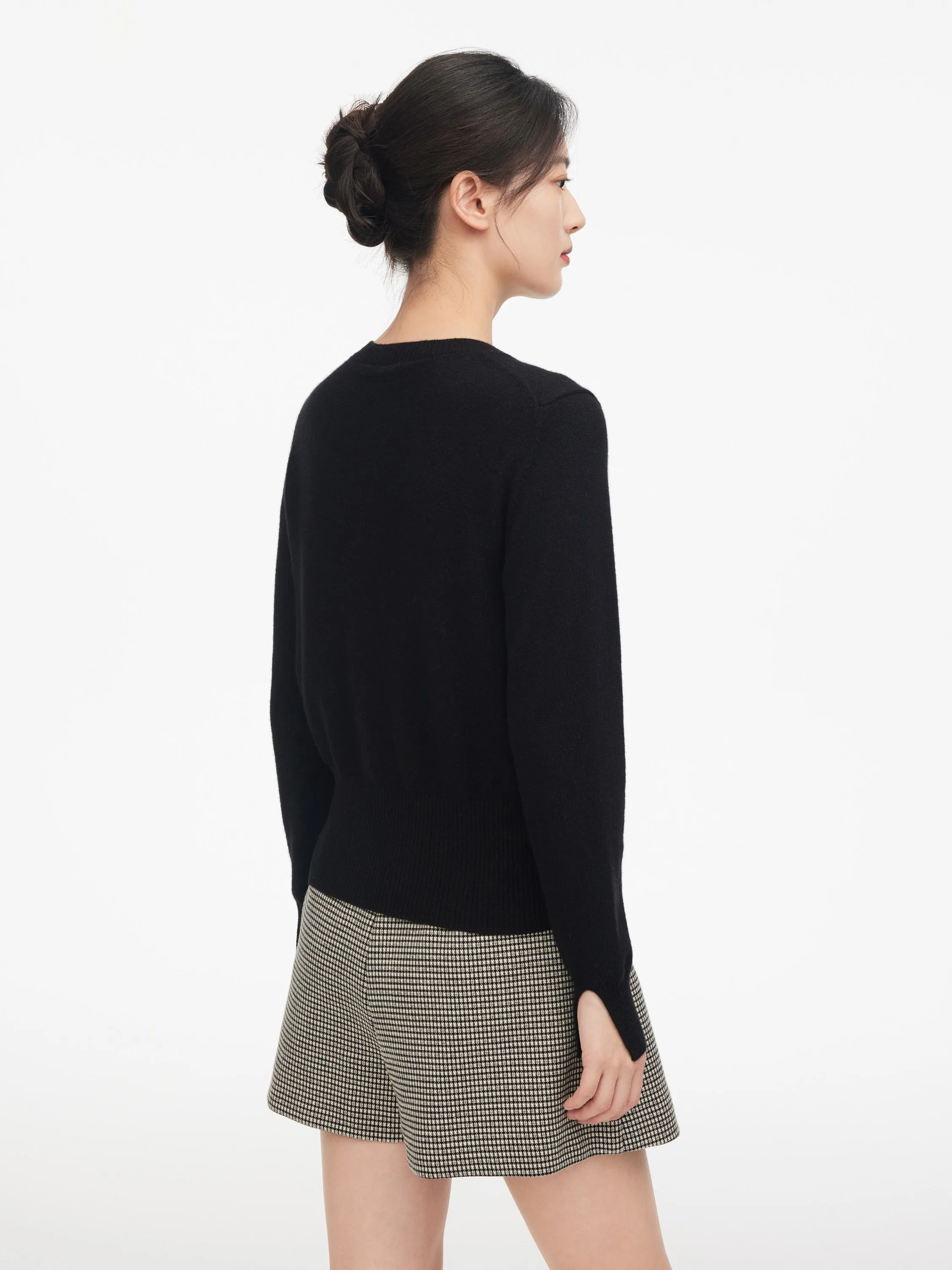 EP YAYING Designed Knitted Cardigan