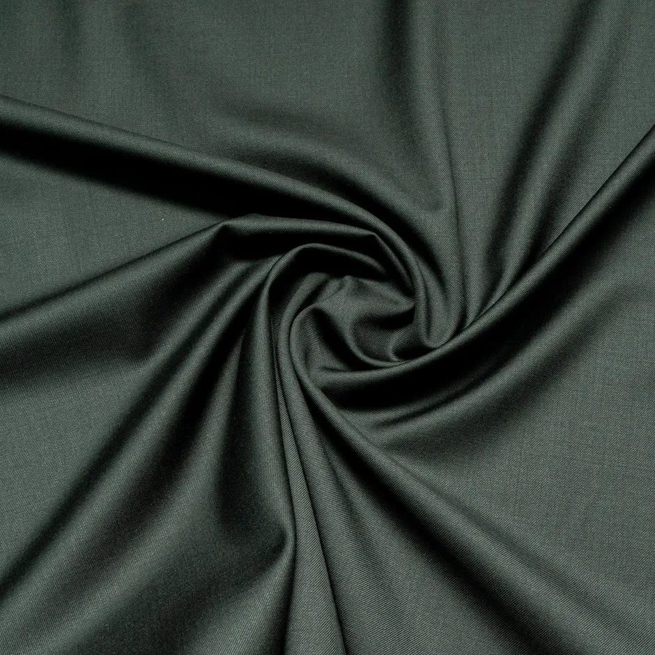 Forest Green Super 130s Pure Tropical Superfine Wool