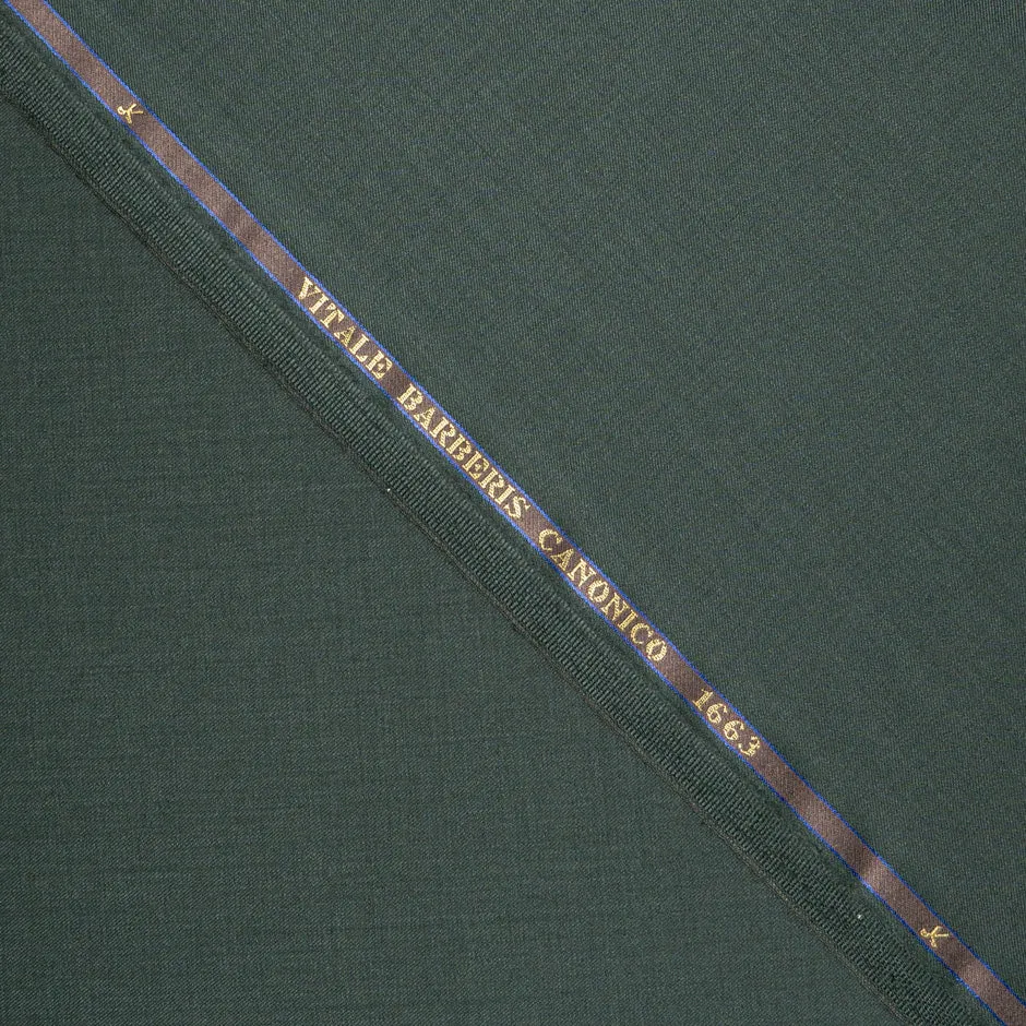 Forest Green Super 130s Pure Tropical Superfine Wool