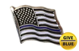 Give Blue - Thin Blue Line American Pins (Bulk)