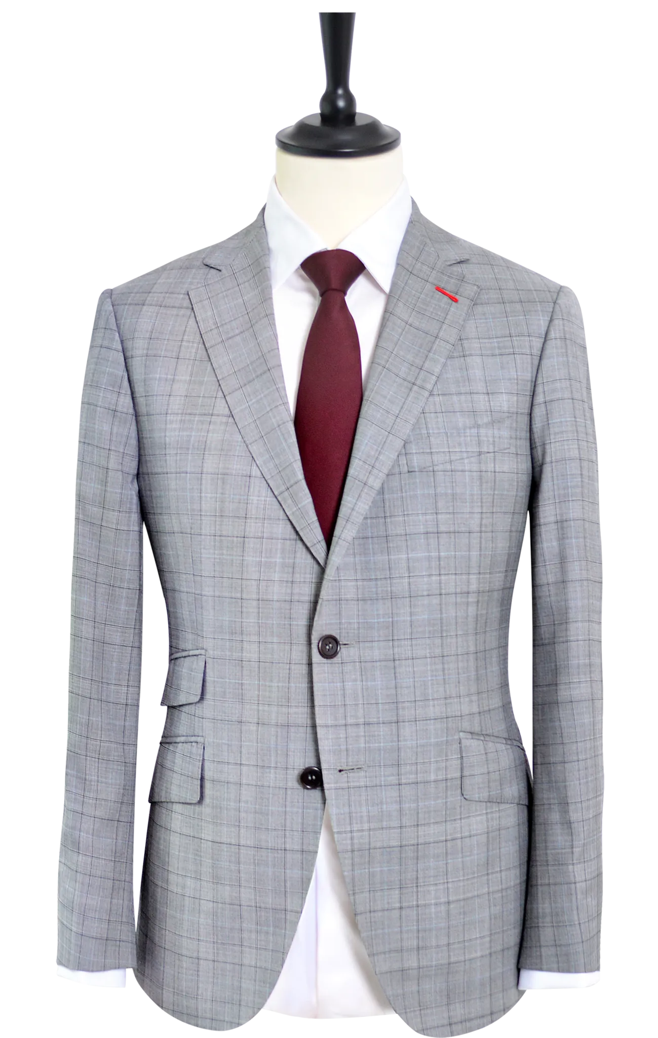 GLEN PLAID LIGHT GREY SUIT