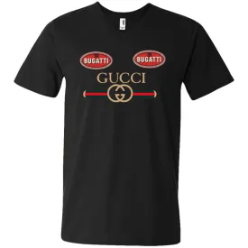 Gucci Dugatti T-shirt Men V-Neck T-Shirt