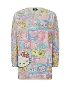Hello Kitty Printed Cable Mini Dress