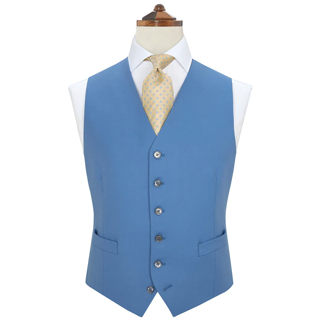 Hyde Blue Wool Waistcoat