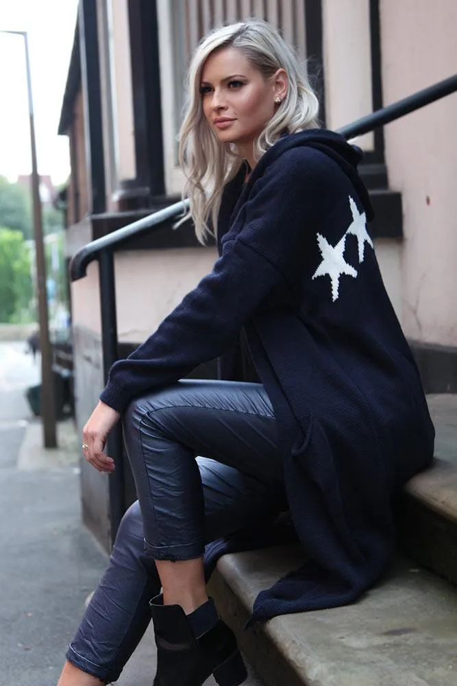 Italian Knitted Back Stars Cardigan