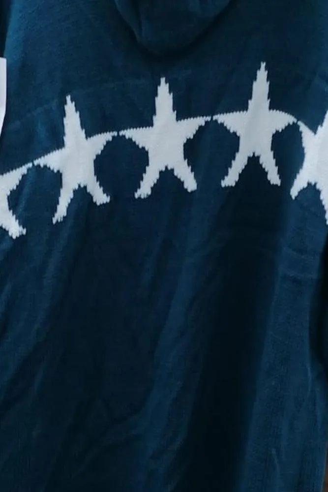 Italian Knitted Back Stars Cardigan