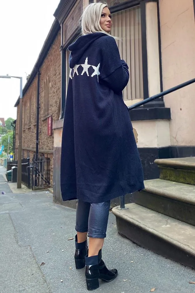 Italian Knitted Back Stars Cardigan