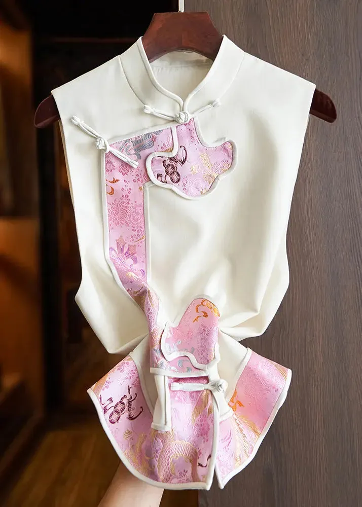 Jacquard Button Woolen Waistcoat Fall