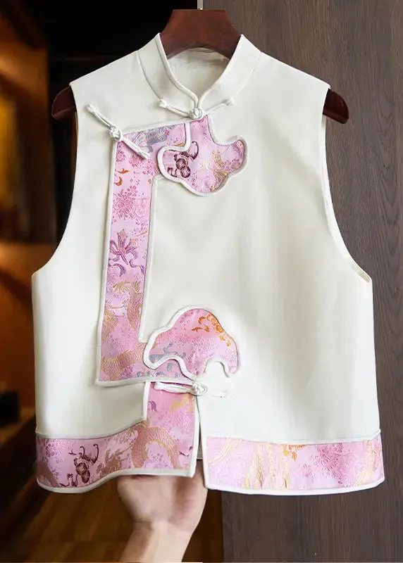 Jacquard Button Woolen Waistcoat Fall