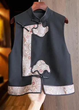 Jacquard Button Woolen Waistcoat Fall