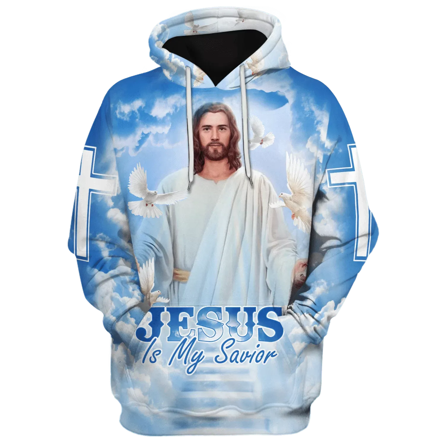 Jesus Is My Savior Hoodie 3D Full Print Jesus Hoodie