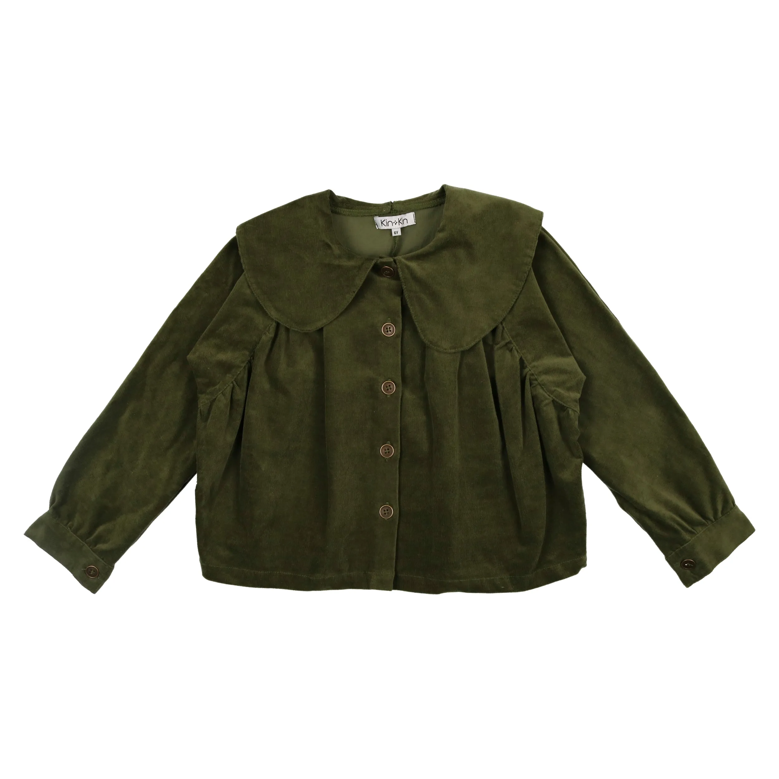 Kin   Kin Green Corduroy Collared Shirt
