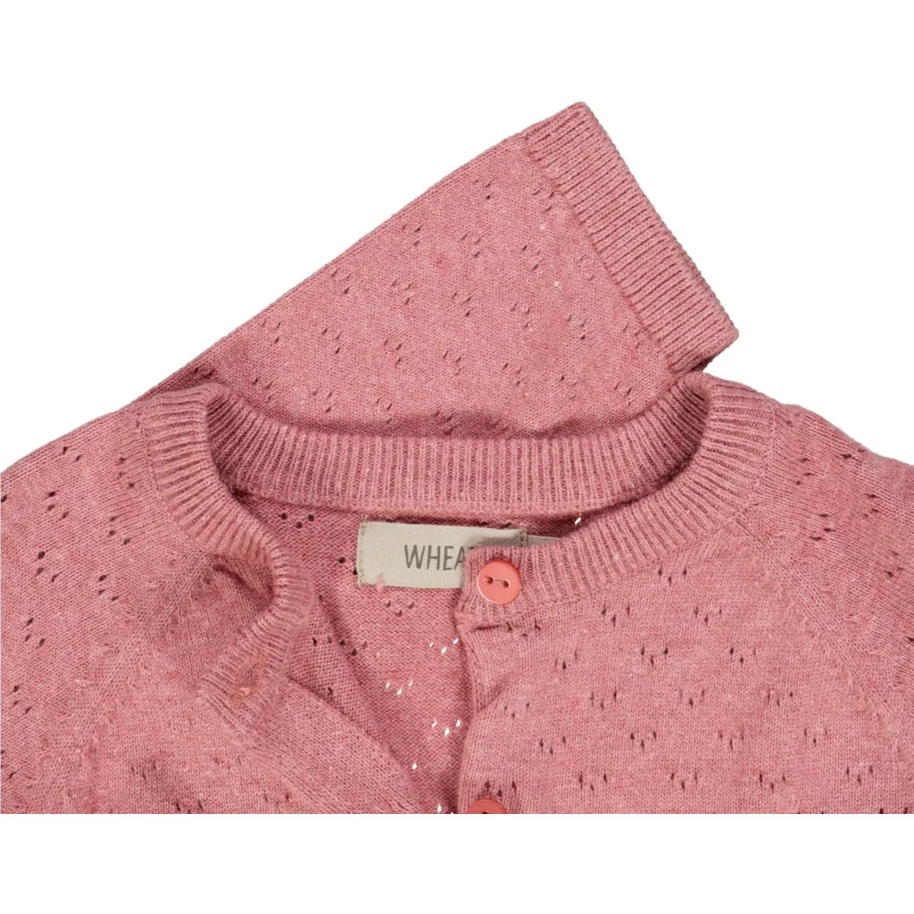 Knit Cardigan Maja - berry melange