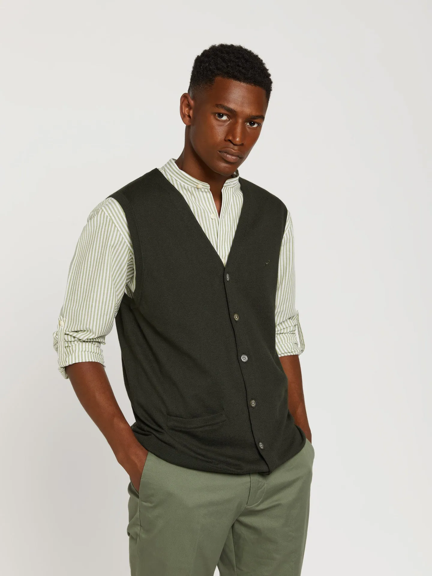 Knitted waistcoat