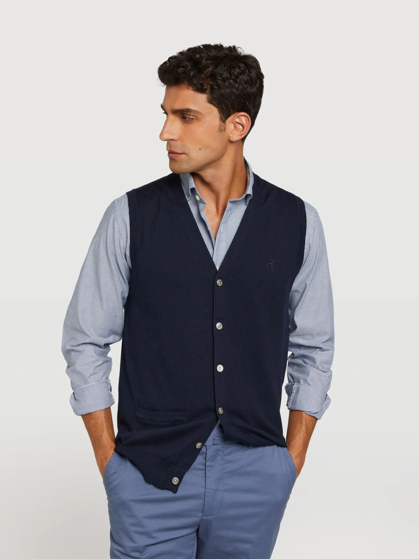 Knitted waistcoat