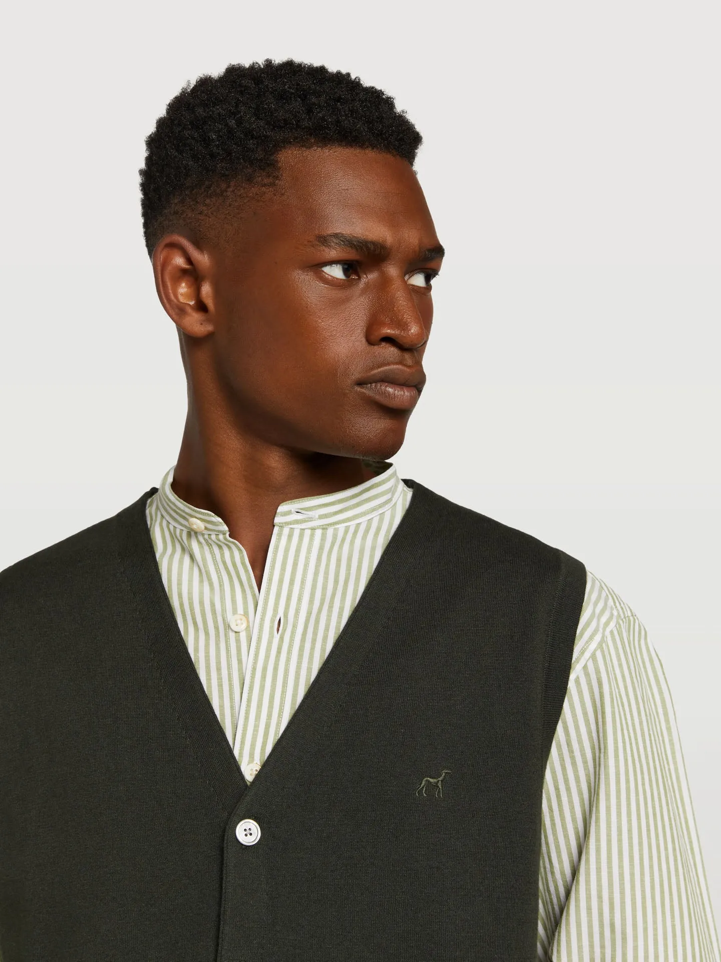 Knitted waistcoat