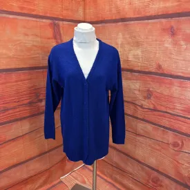 LAUREN BROOKE ROYAL BLUE CARDIGAN SZ S NWT TCC