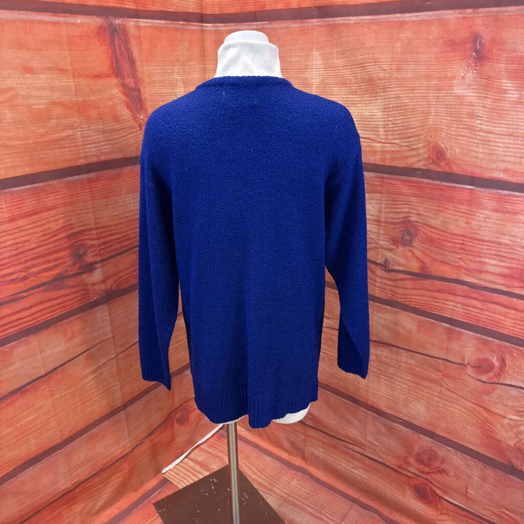 LAUREN BROOKE ROYAL BLUE CARDIGAN SZ S NWT TCC