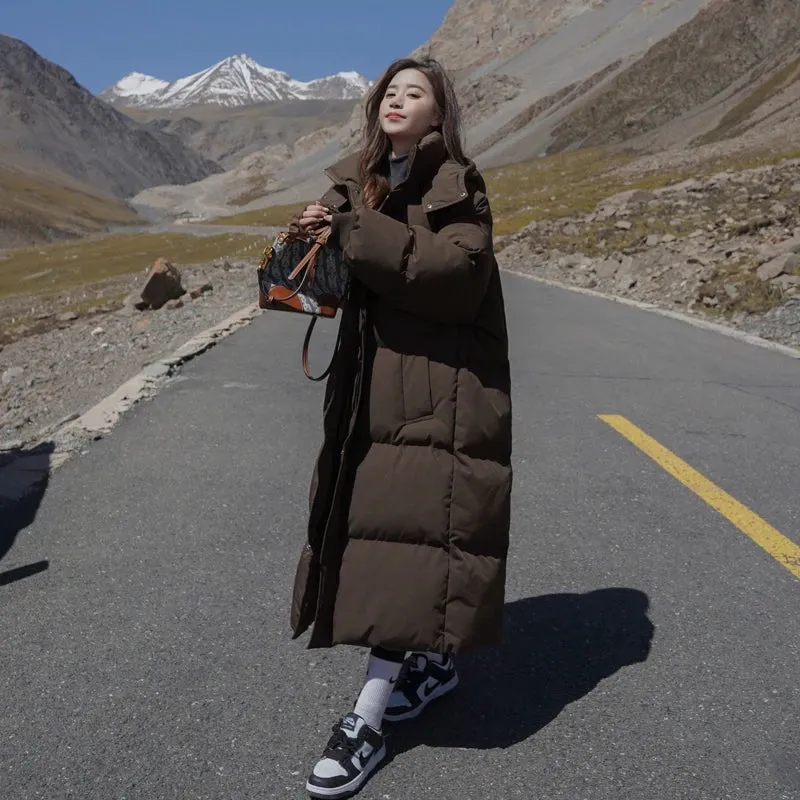 Long Jacket With Hood And Pockets