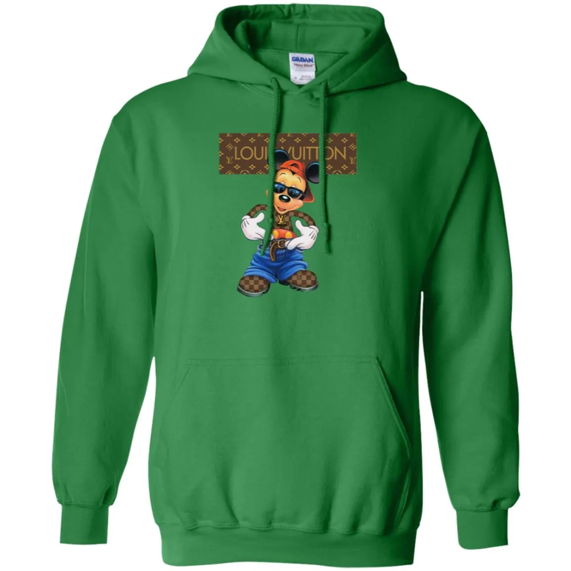 Louis Vuitton Mickey Mouse Cartoon T-shirt Pullover Hoodie Sweatshirt