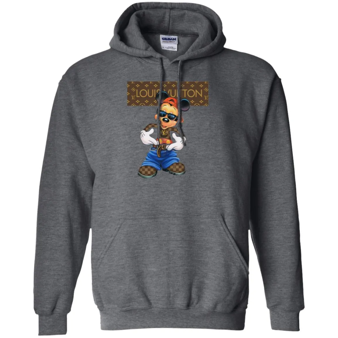Louis Vuitton Mickey Mouse Cartoon T-shirt Pullover Hoodie Sweatshirt