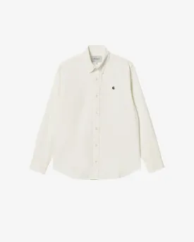 L/S MADISON FINE CORD SHIRT - WAX