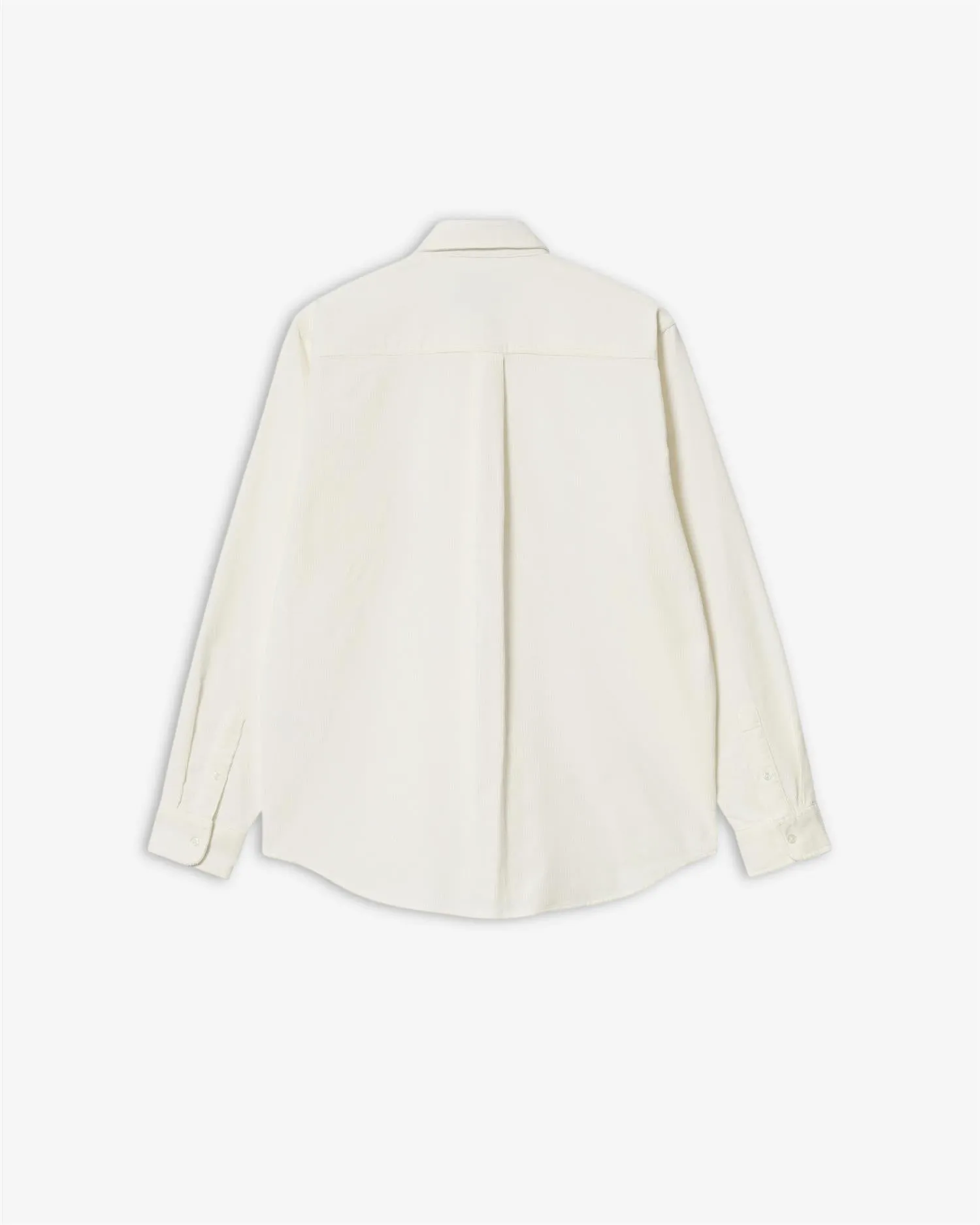 L/S MADISON FINE CORD SHIRT - WAX
