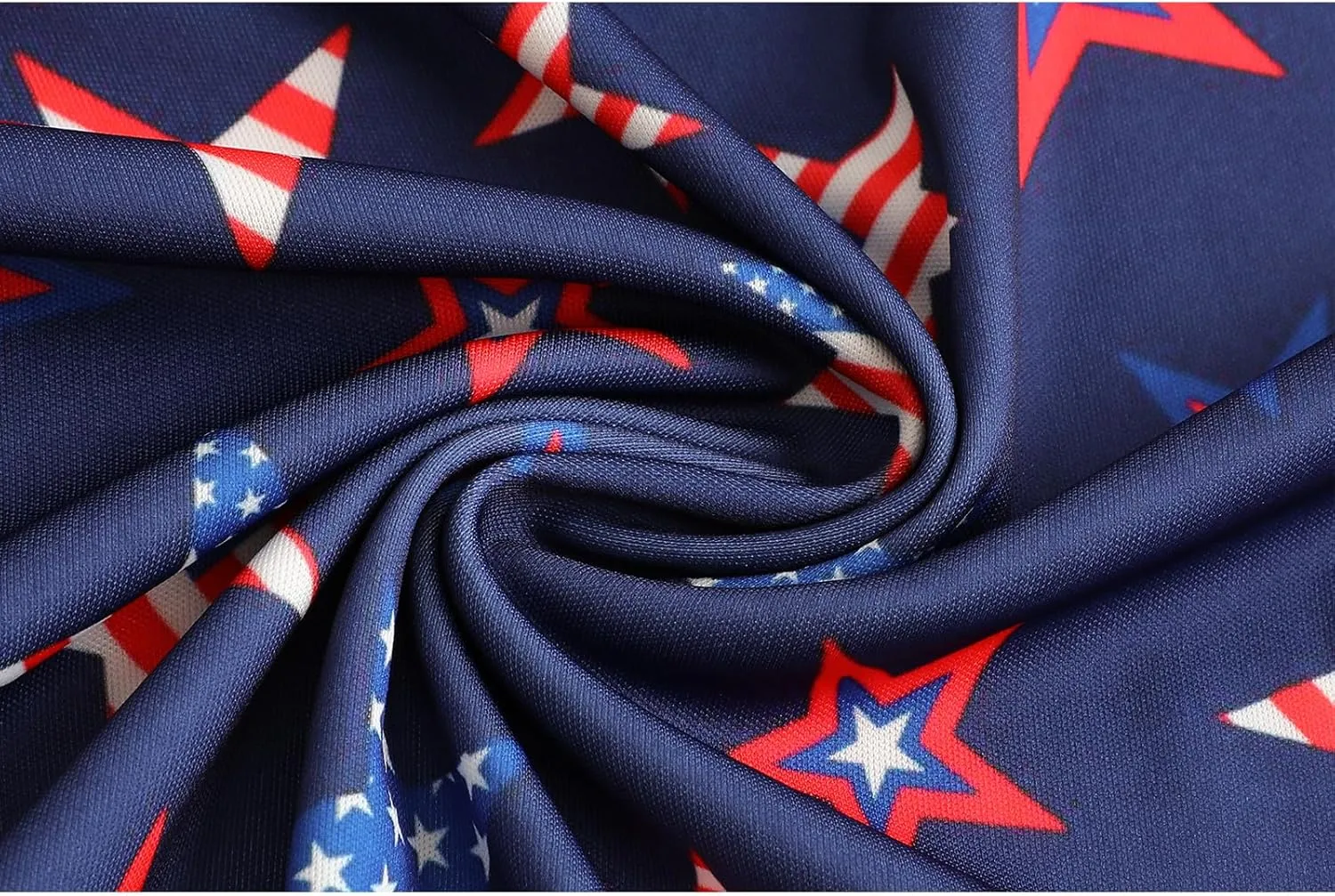 Men's American Flag Polo Shirt, USA Patriotic Short Sleeve Dri-Fit Quick-Dry Golf Shirt