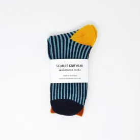Men's Merino Wool Socks  - Navy/Blue