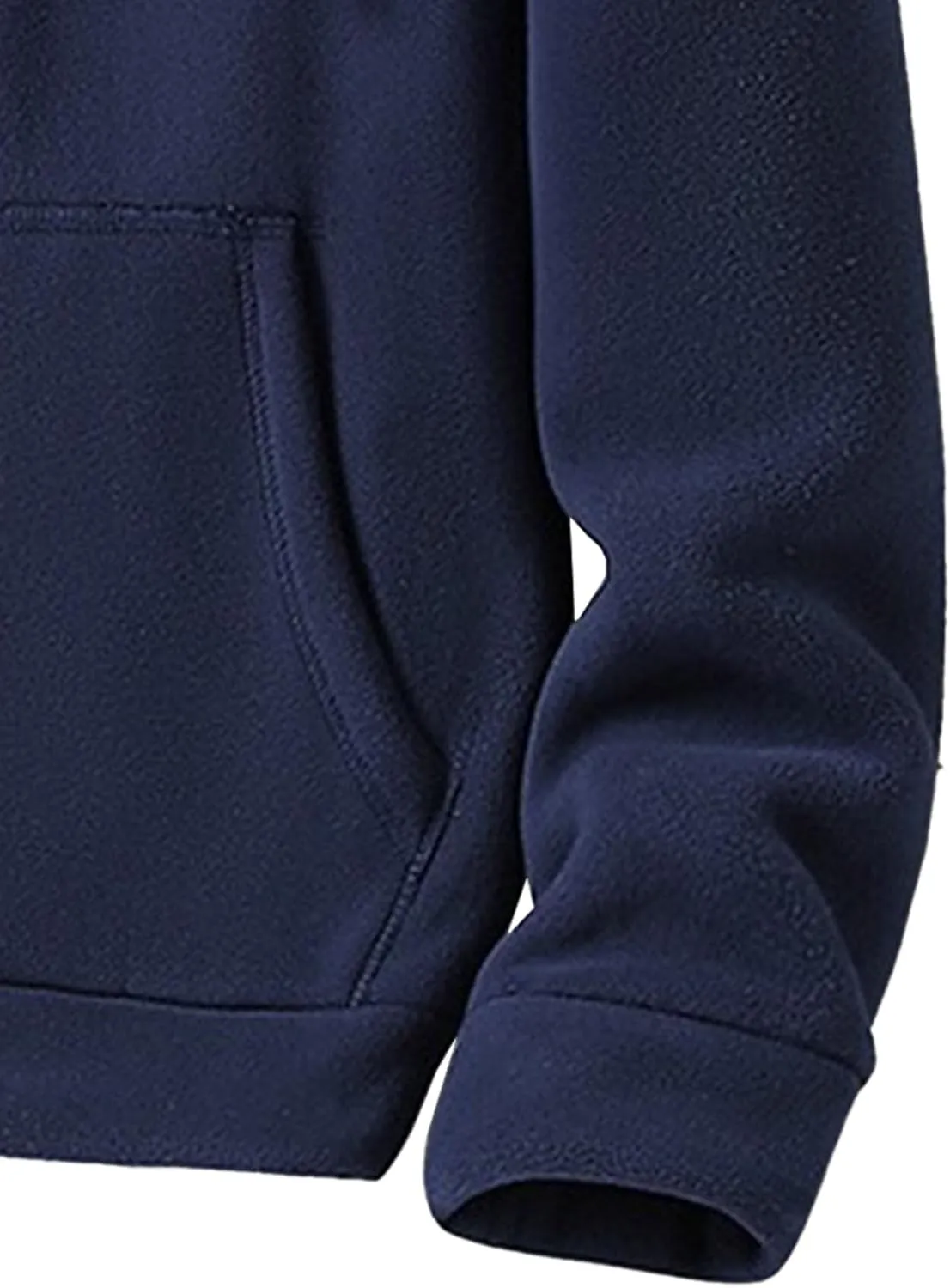 Men's Winter Warm Zip Up Hoodie Heavyweight Fleece Hoooed Sweatshirt Trendy Zip Up Fleece Fashion Outfits