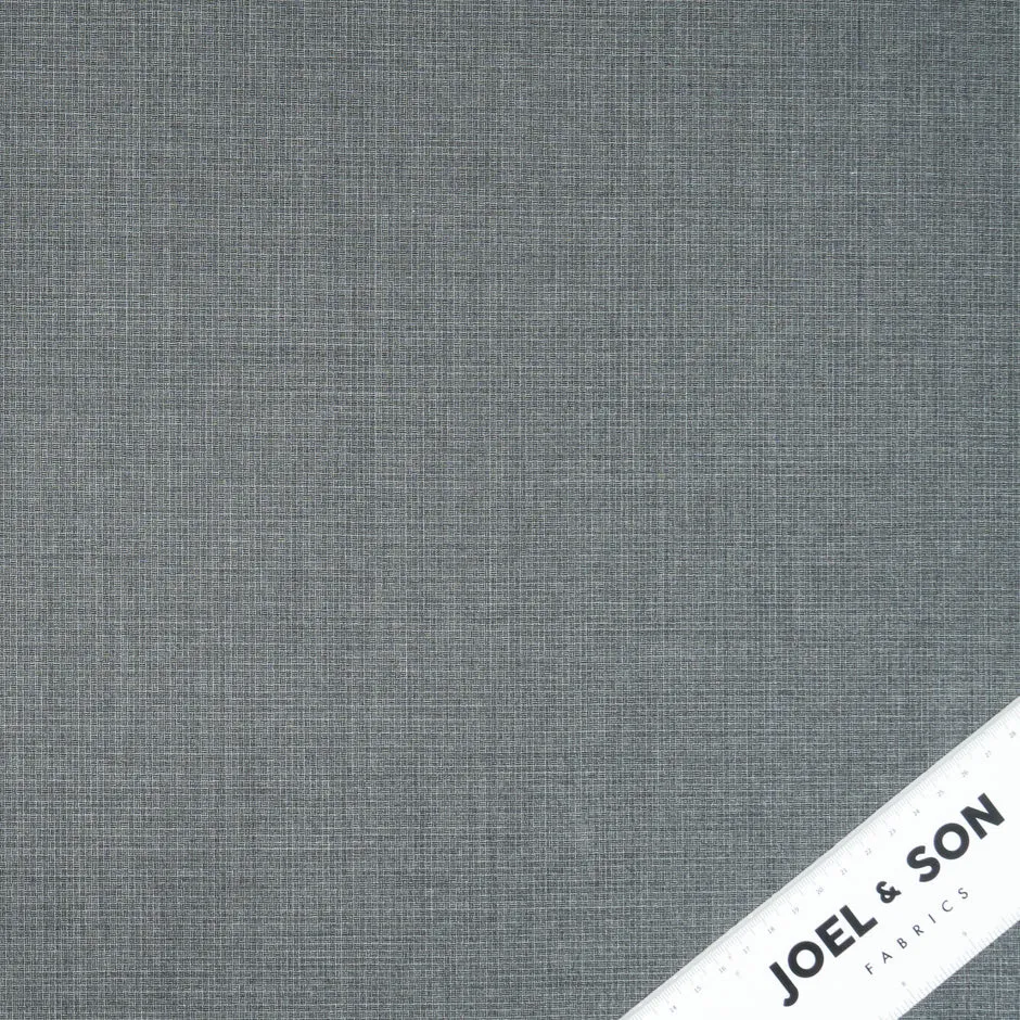 Mid Grey Superfine Pure Wool