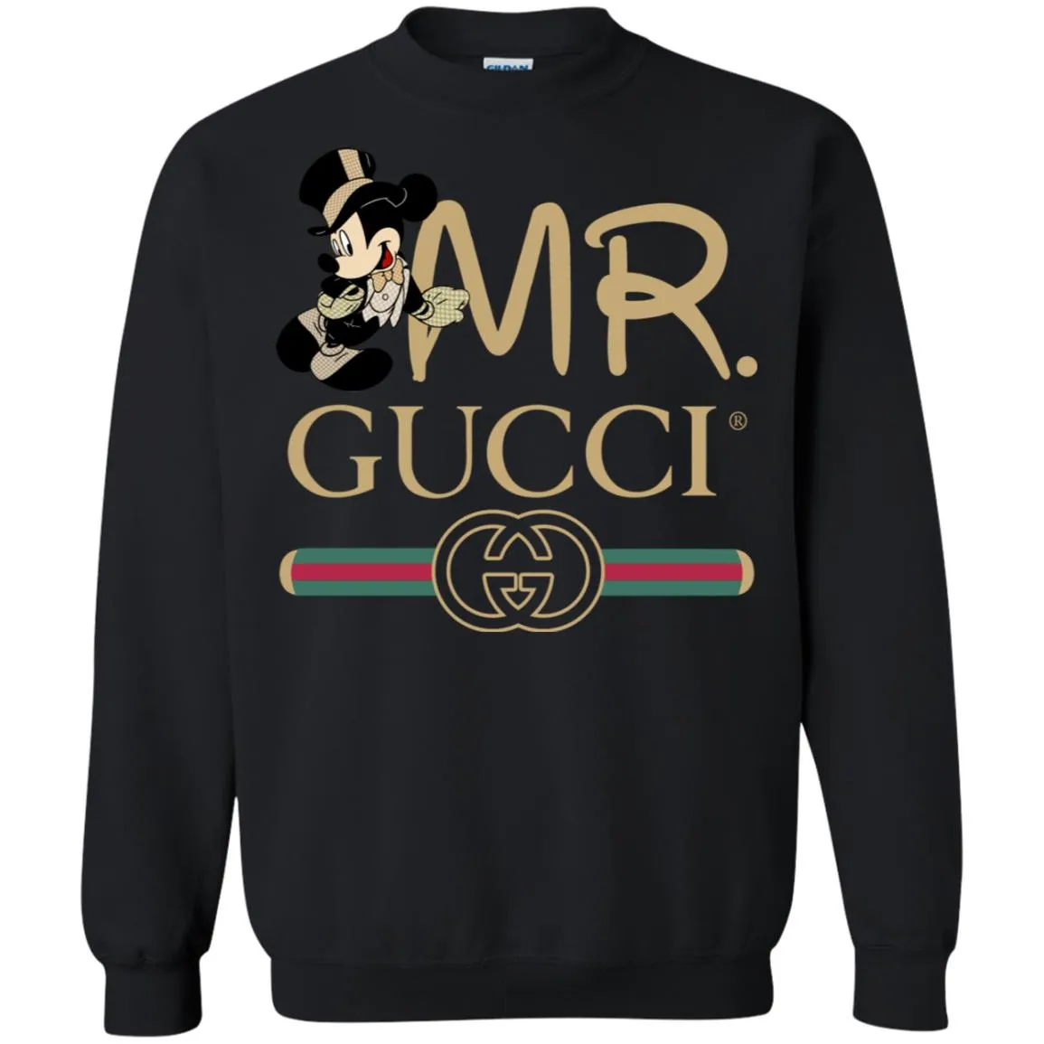 Mr Mickey Gucci Couple Disney Shirt Valentine's Day T-shirt Crewneck Pullover Sweatshirt