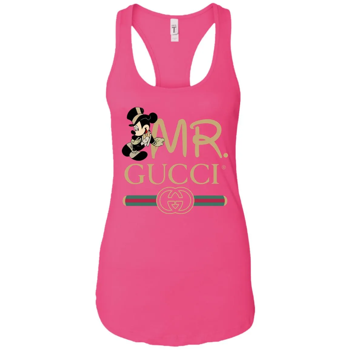 Mr Mickey Gucci Couple Disney Shirt Valentine's Day T-shirt Women Tank Top