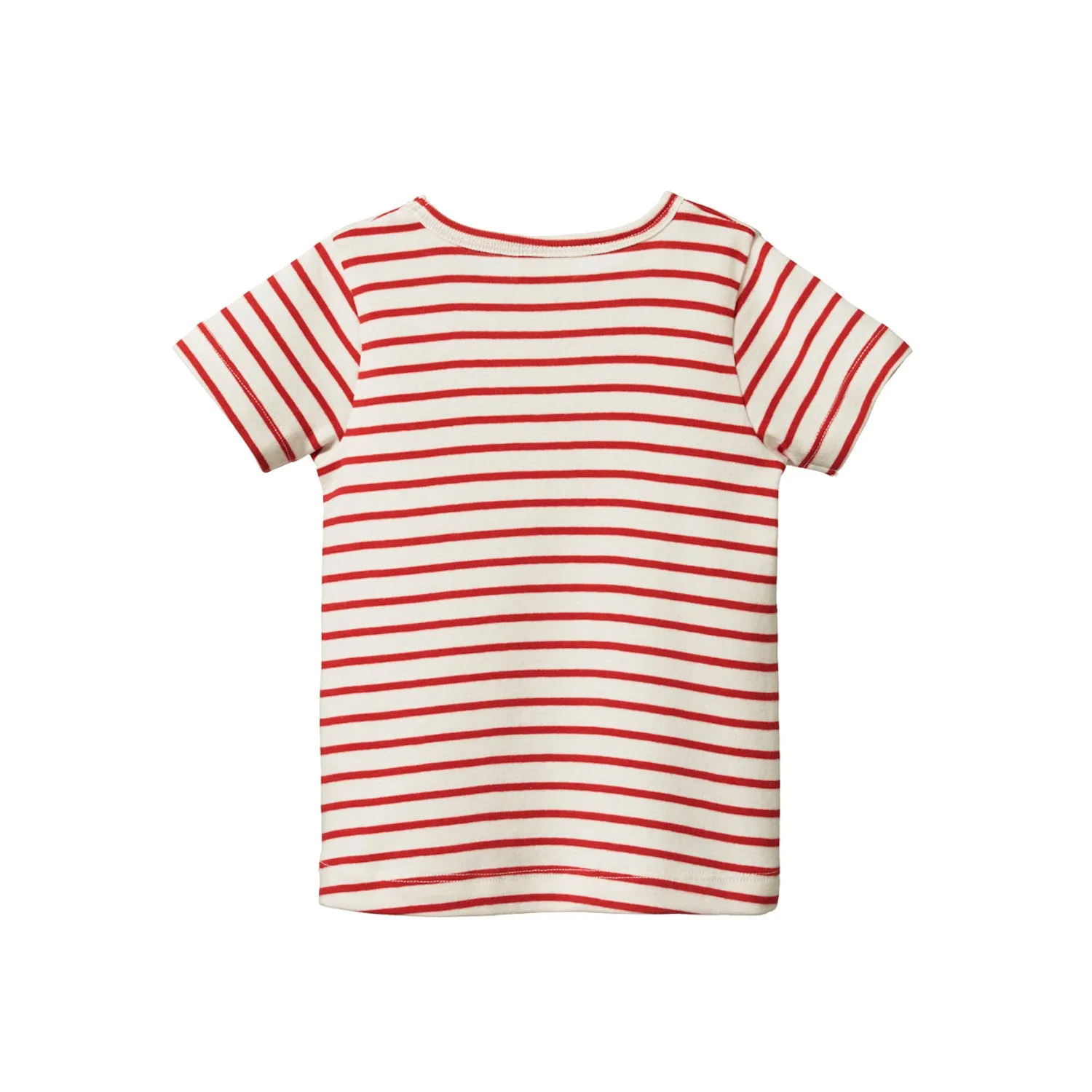 Nature Baby River Tee Shirt - Albie Red Sailor Stripe Print