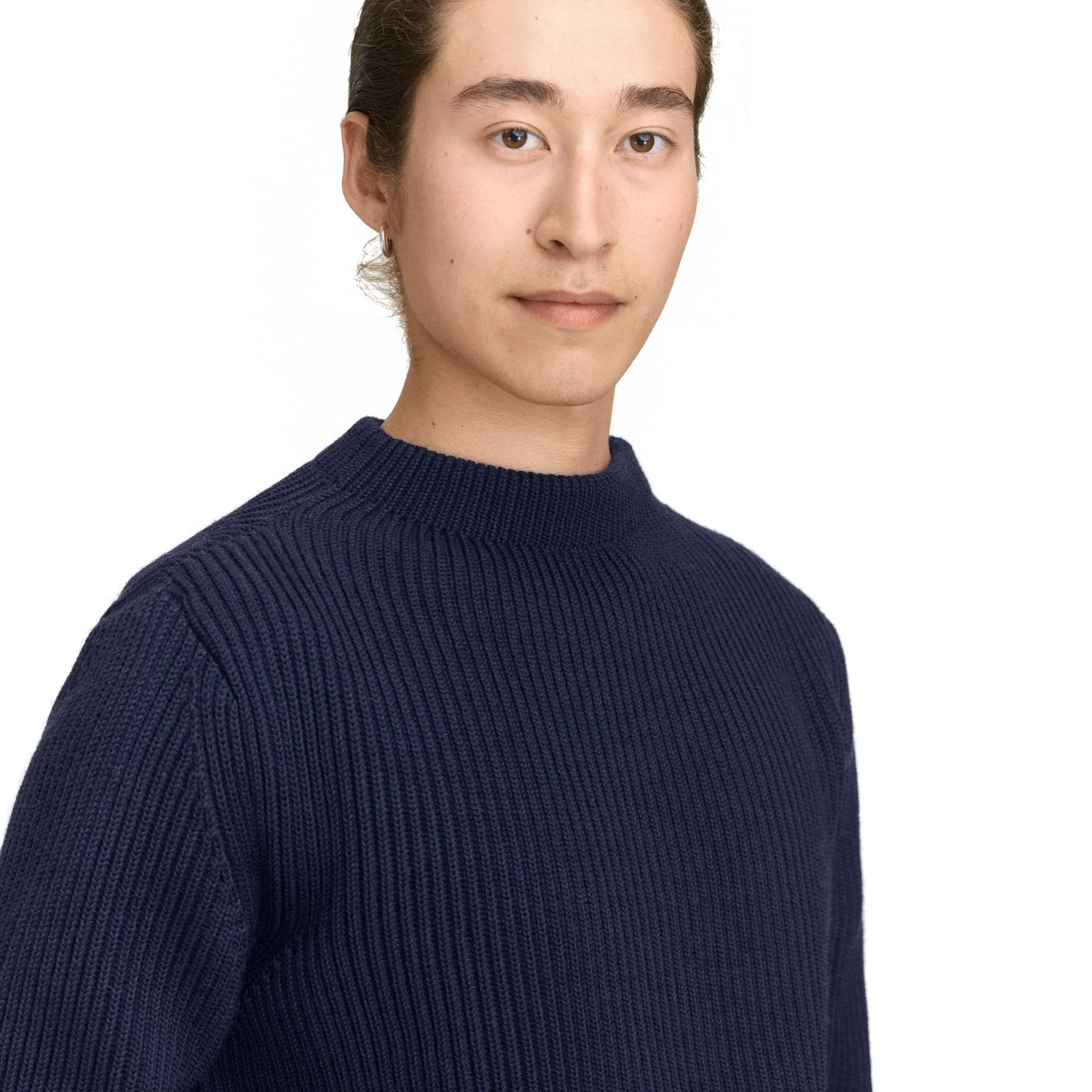 Navy Crewneck Light Indigo