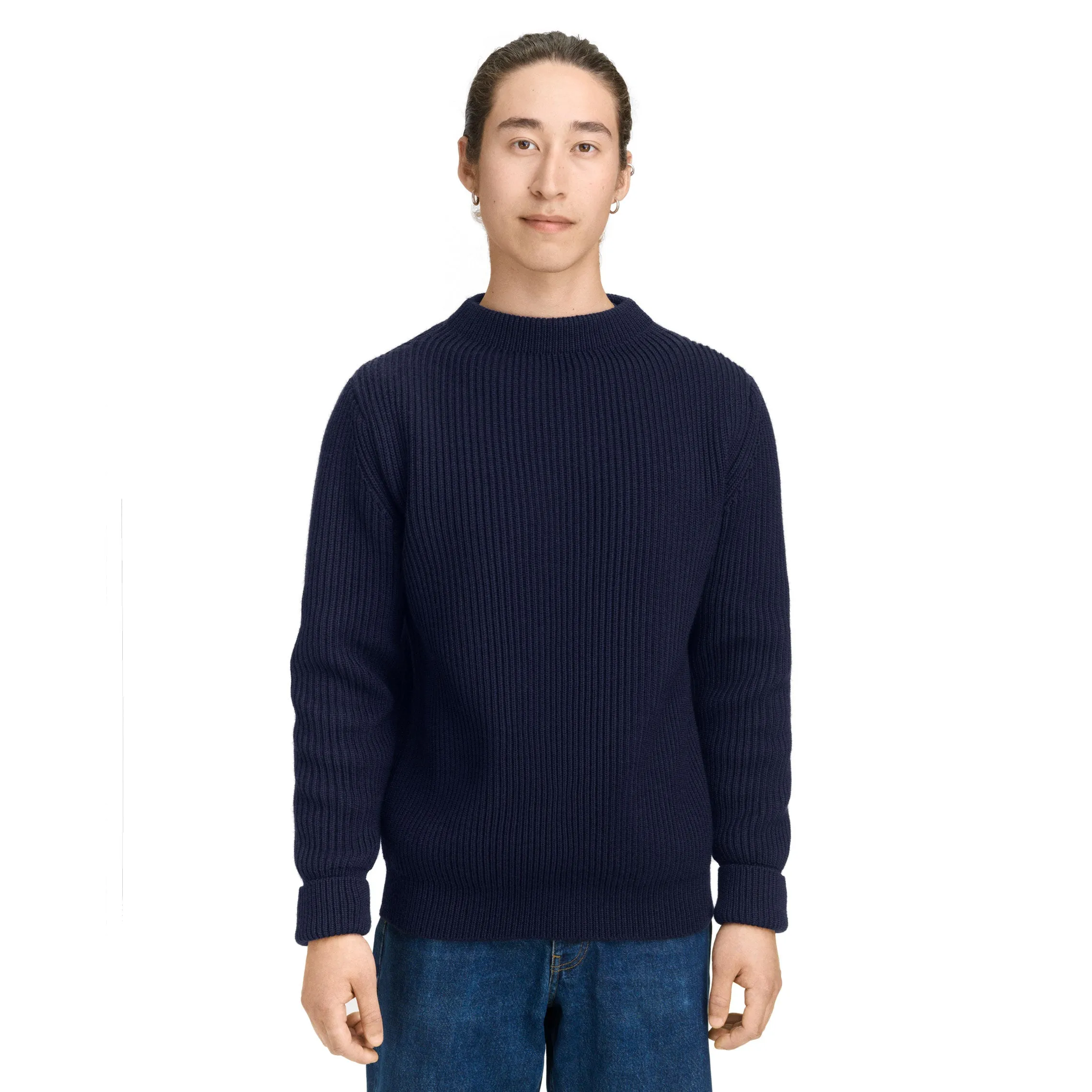 Navy Crewneck Light Indigo
